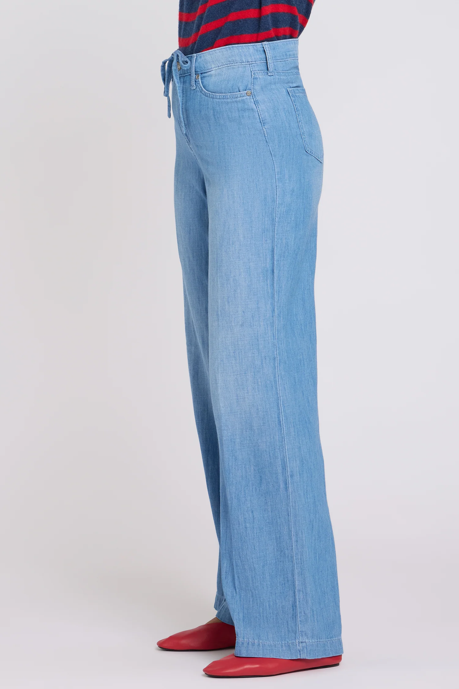 Teresa Wide Leg Jeans - Riviera Sky - Image 4