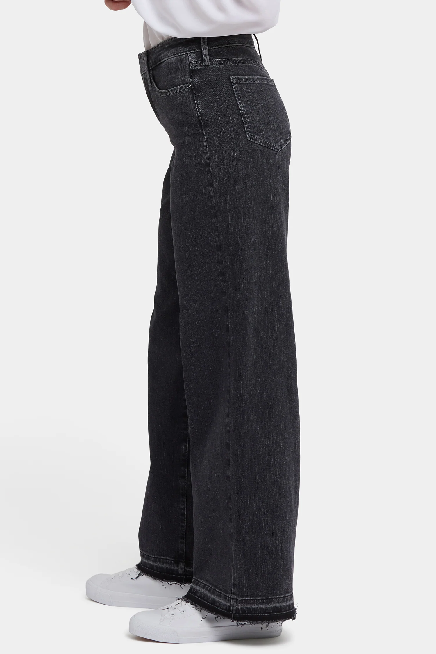 Teresa Wide Leg Jeans - Slate Stone - Image 3