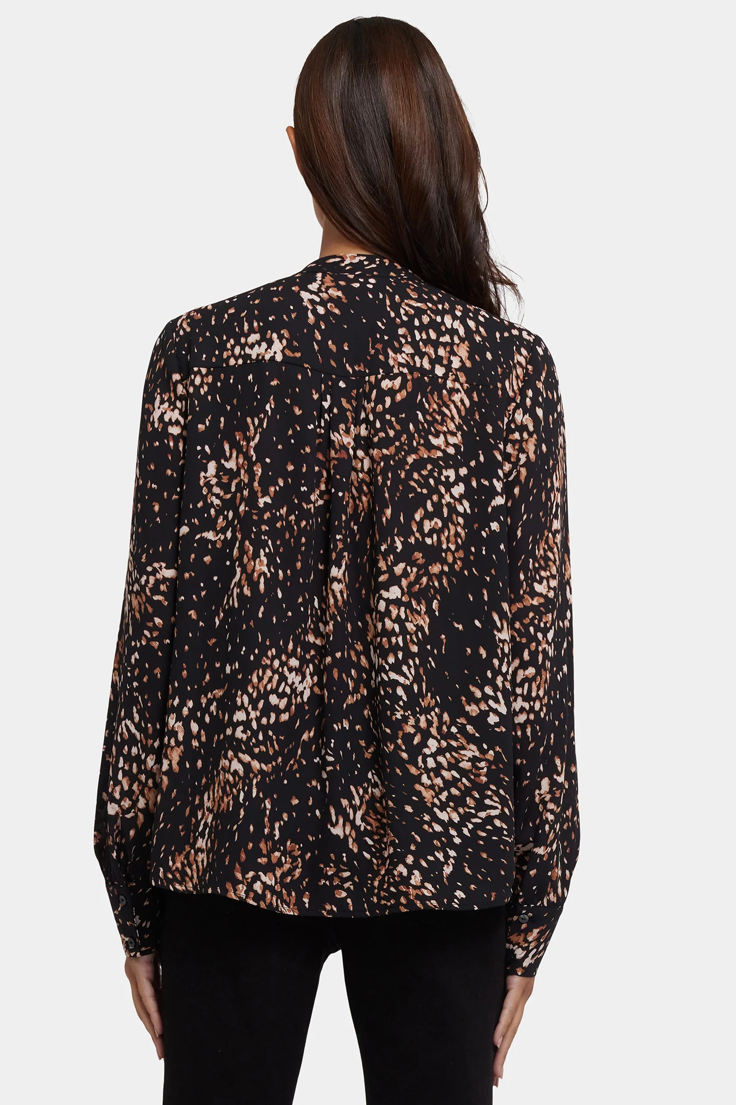Tie-Neck Blouse - Le Montclair - Image 3