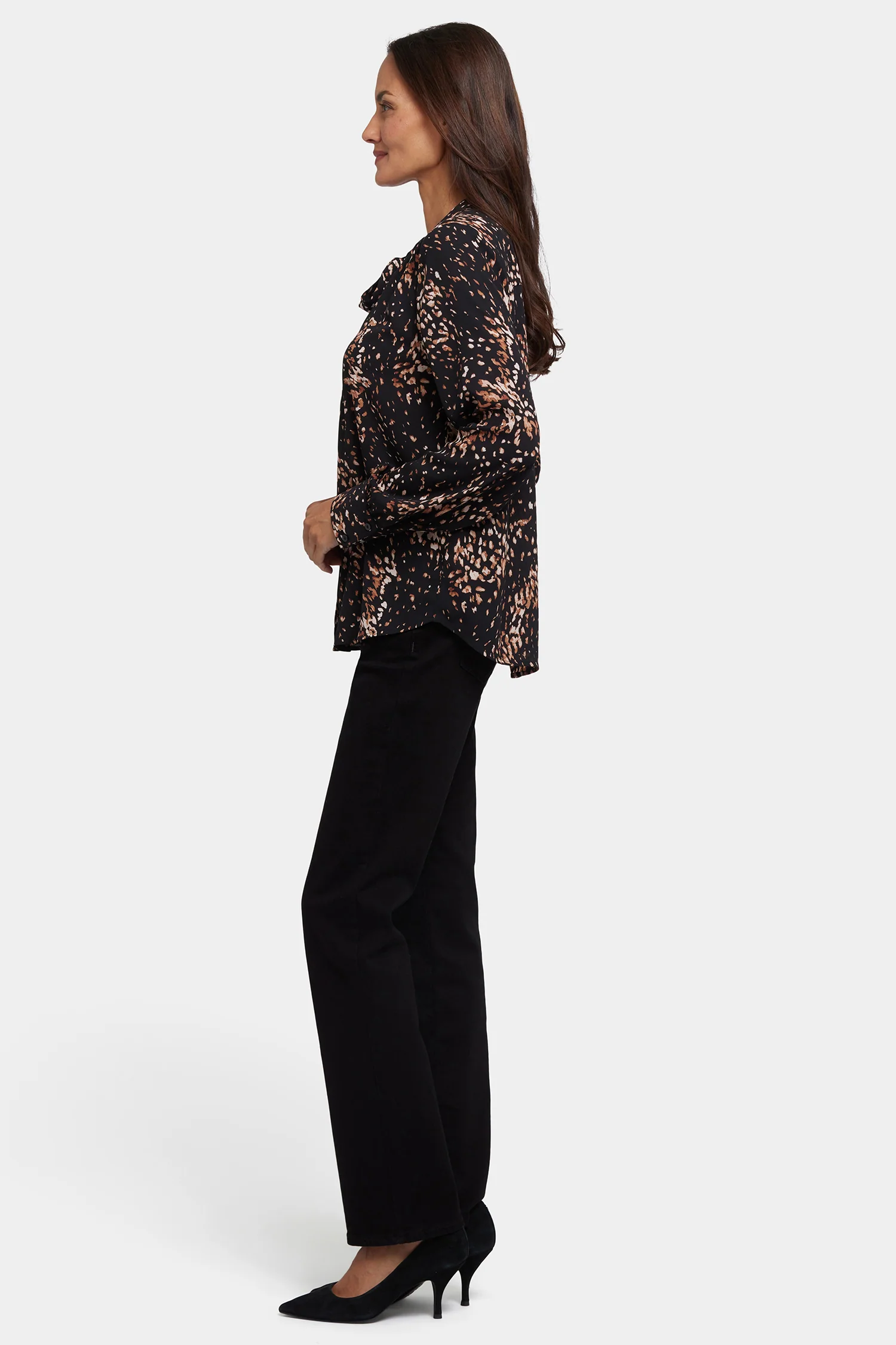 Tie-Neck Blouse - Le Montclair - Image 4