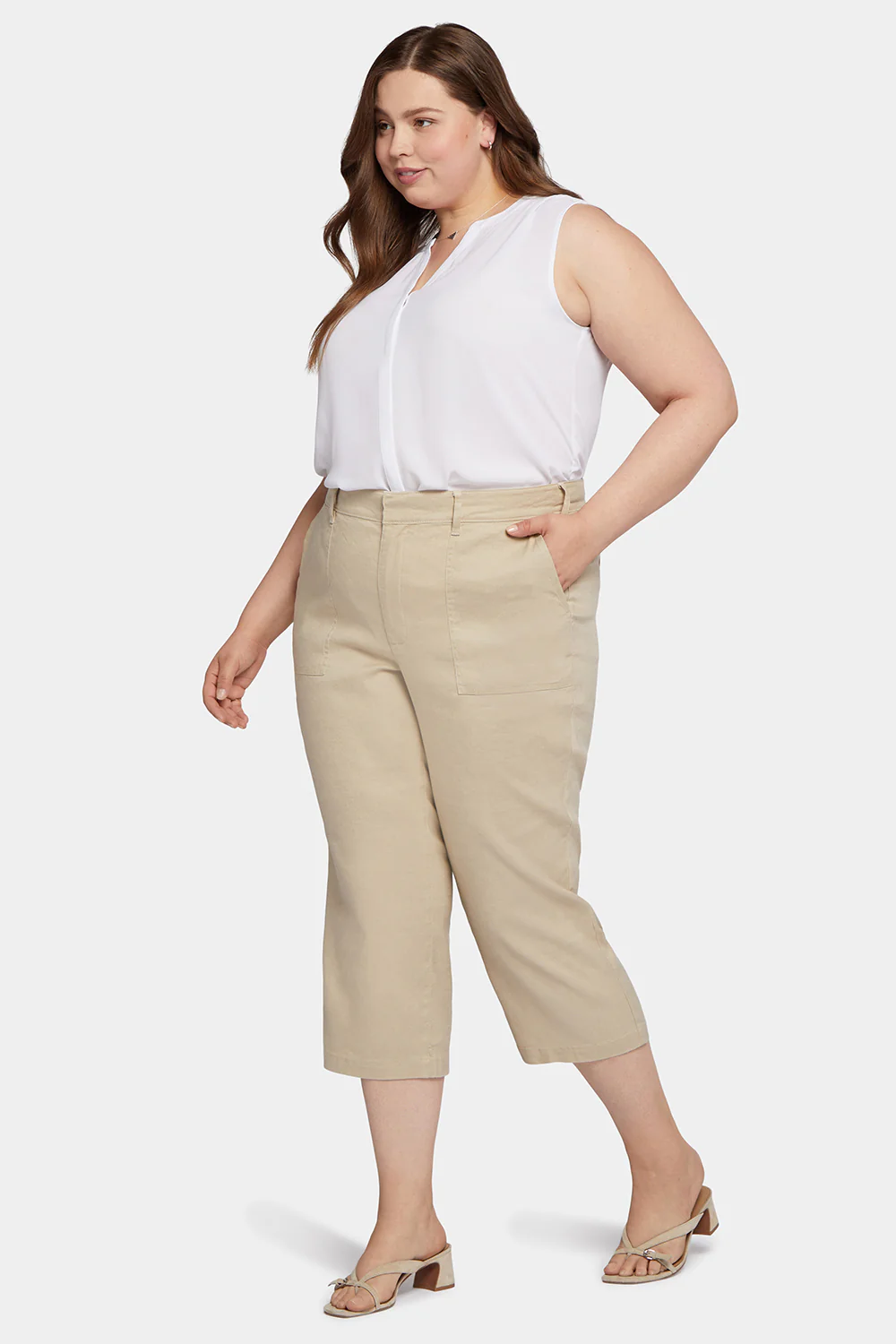 Utility Pants In Plus Size - Feather - Image 5