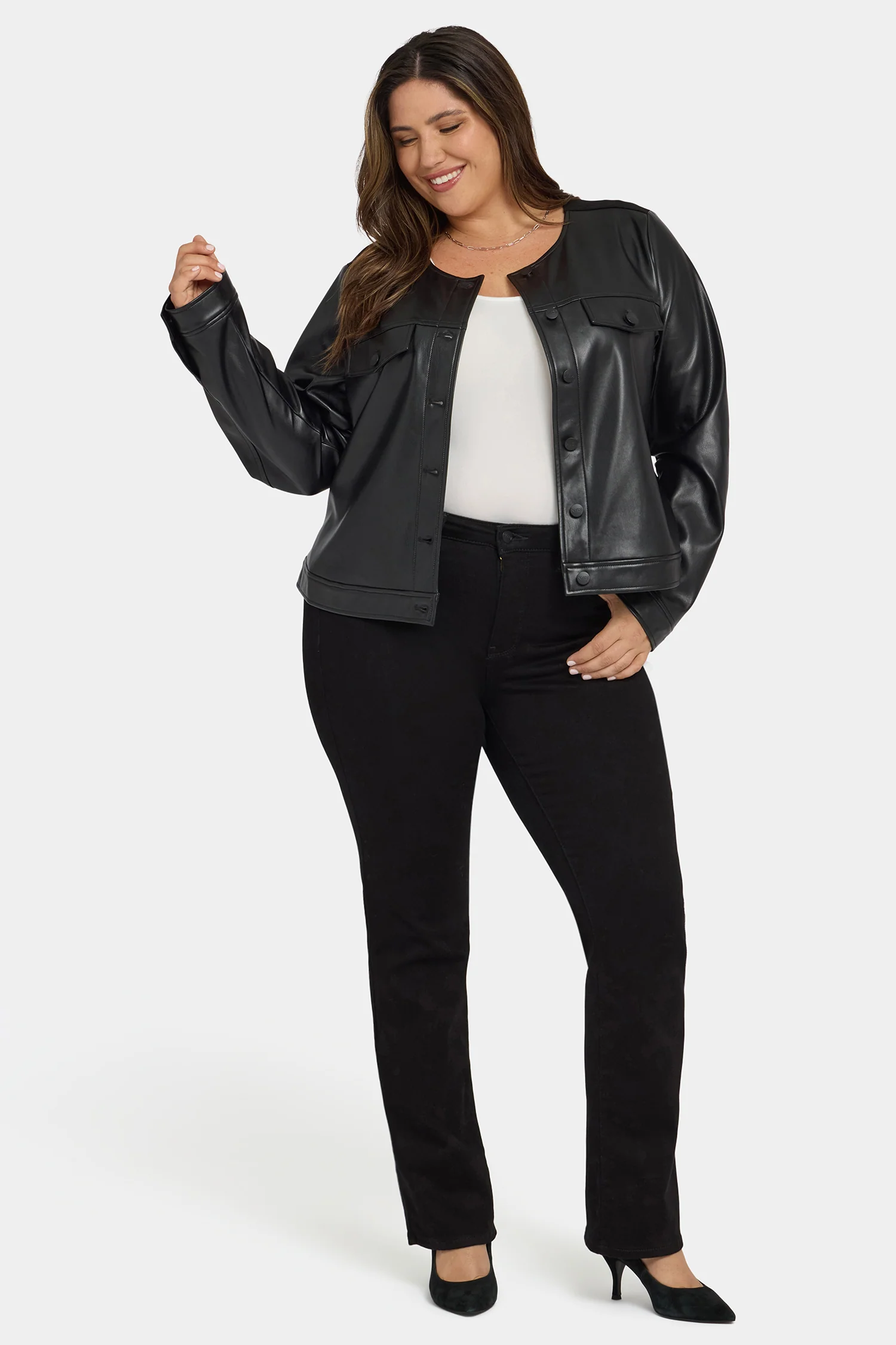 Vanessa Jacket In Plus Size - Black - Image 4