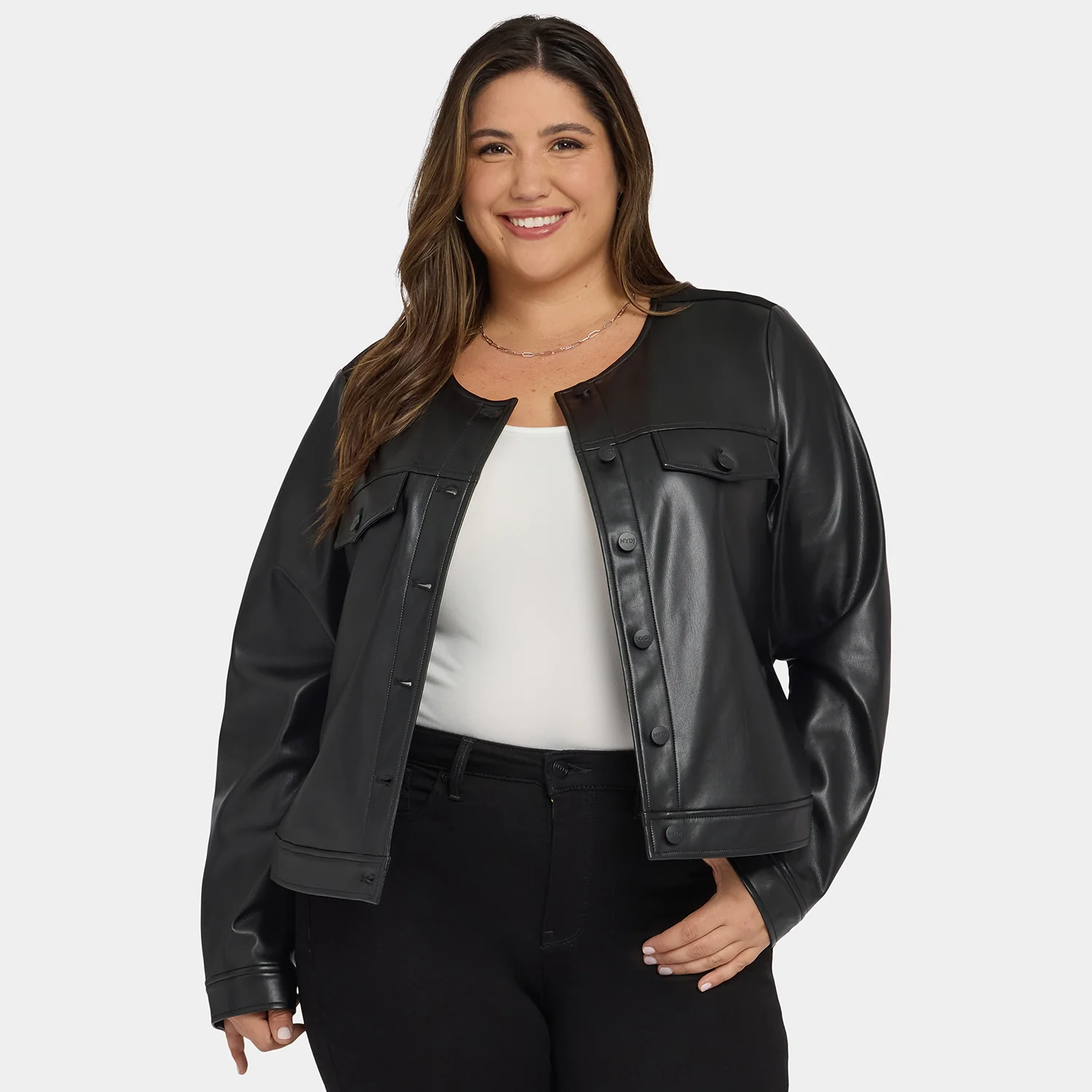 Vanessa Jacket In Plus Size - Black - Image 7