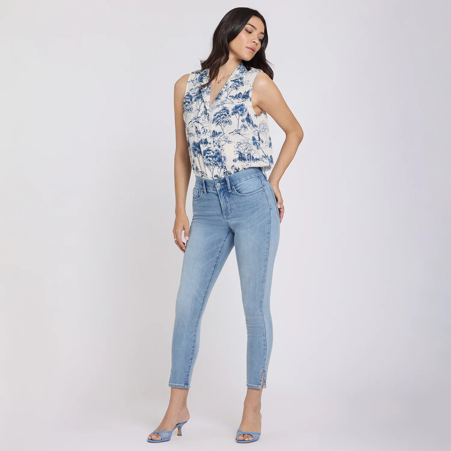 Waist-Match™ Ami Skinny Ankle Jeans - Bloom Bound - Image 7