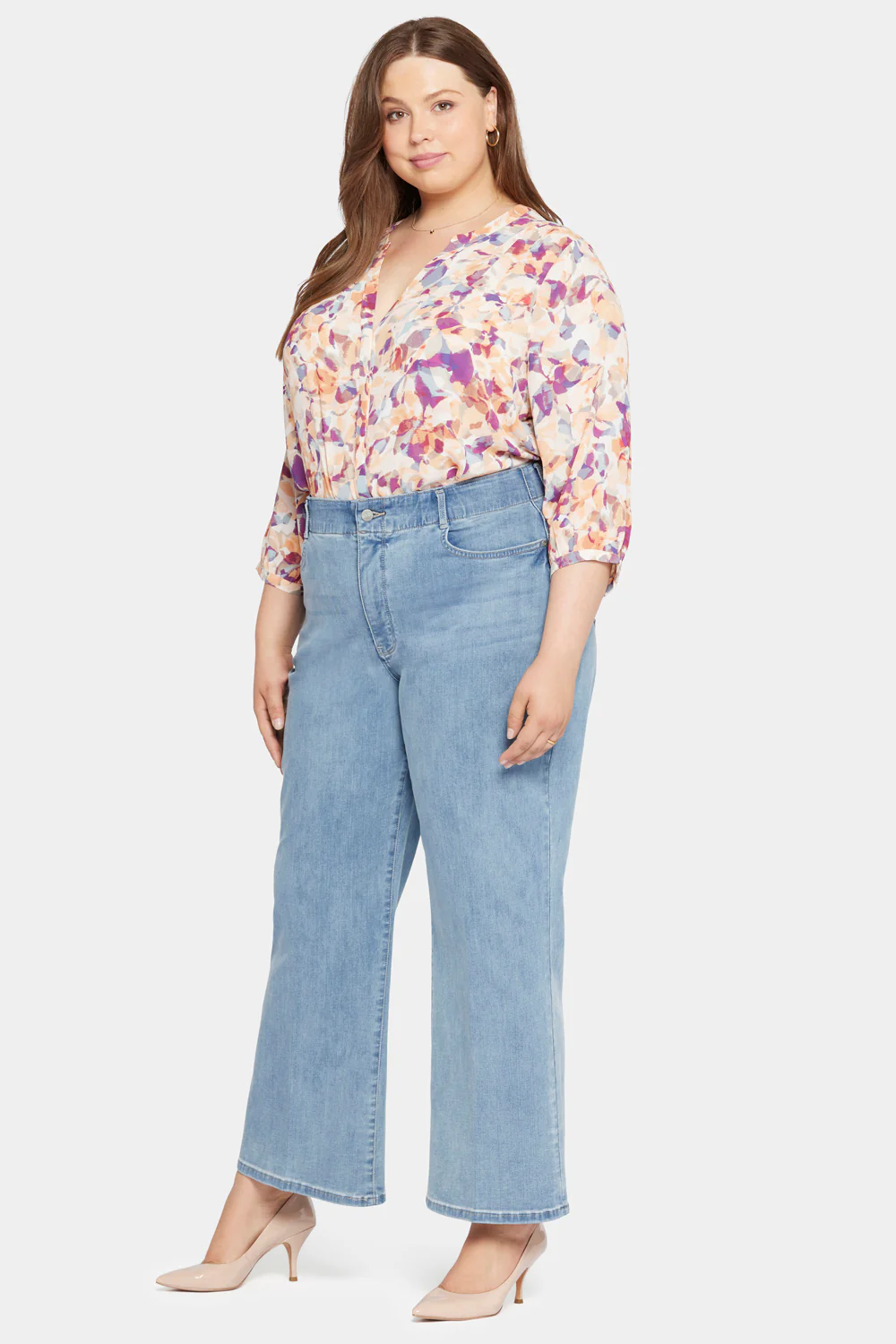 Waist-Match™ Major Wide Leg Jeans In Plus Size - Crystalline - Image 5