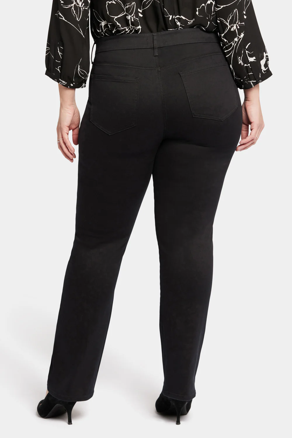 Waist-Match™ Marilyn Straight Jeans In Plus Size - Black - Image 2