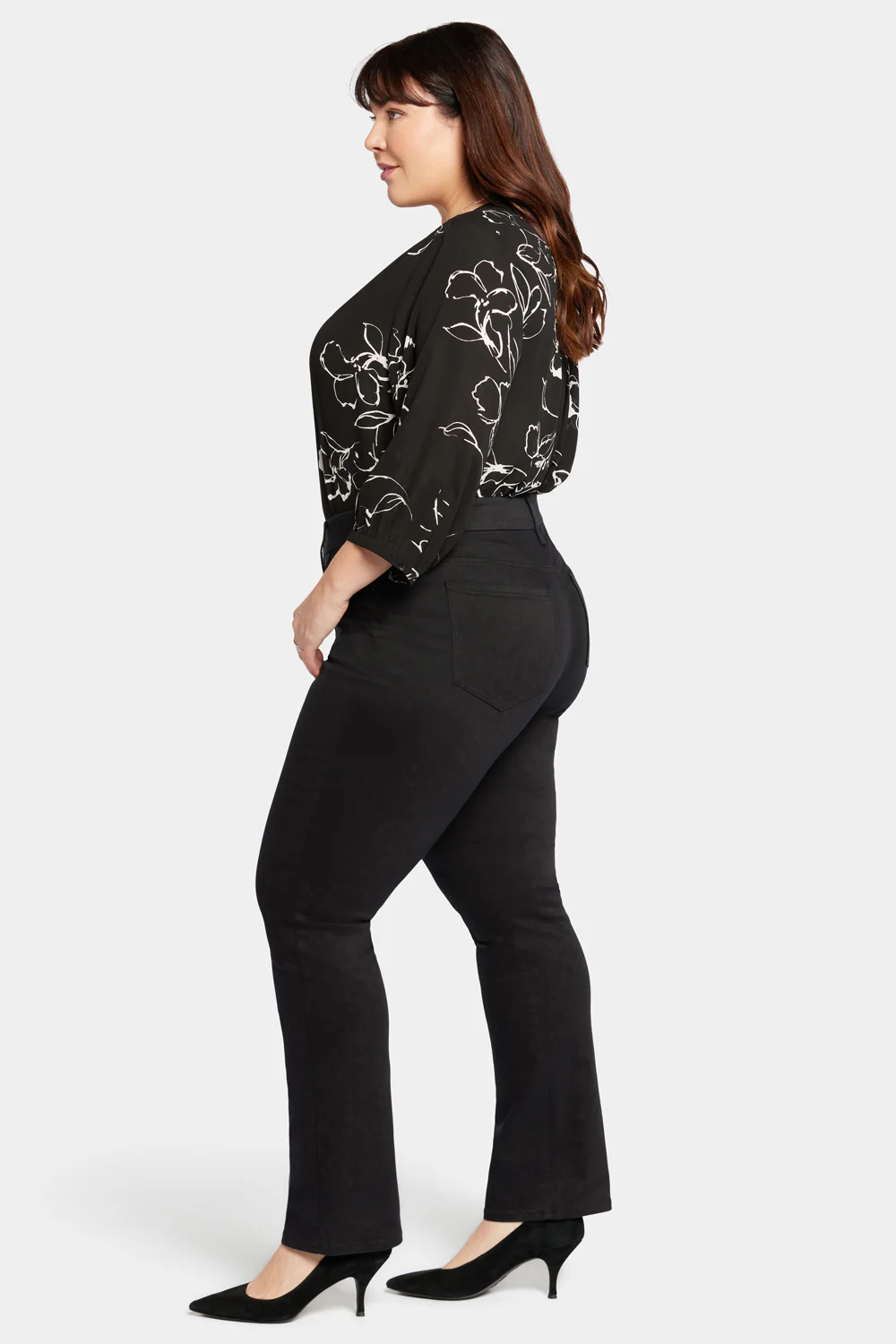 Waist-Match™ Marilyn Straight Jeans In Plus Size - Black - Image 5