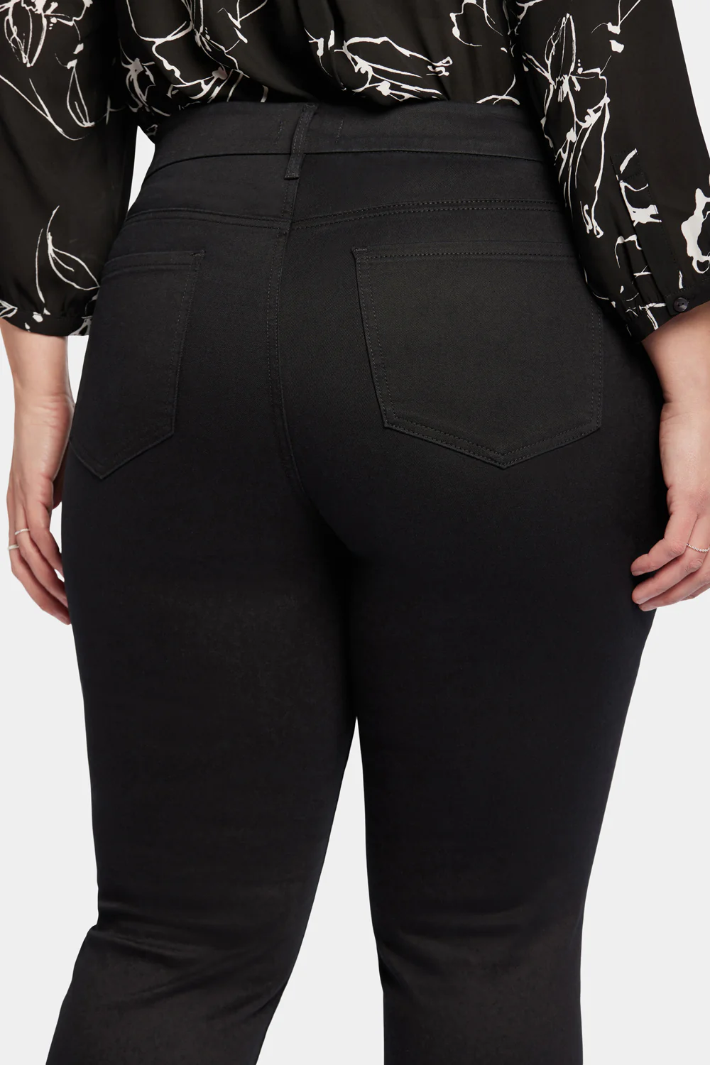 Waist-Match™ Marilyn Straight Jeans In Plus Size - Black - Image 6