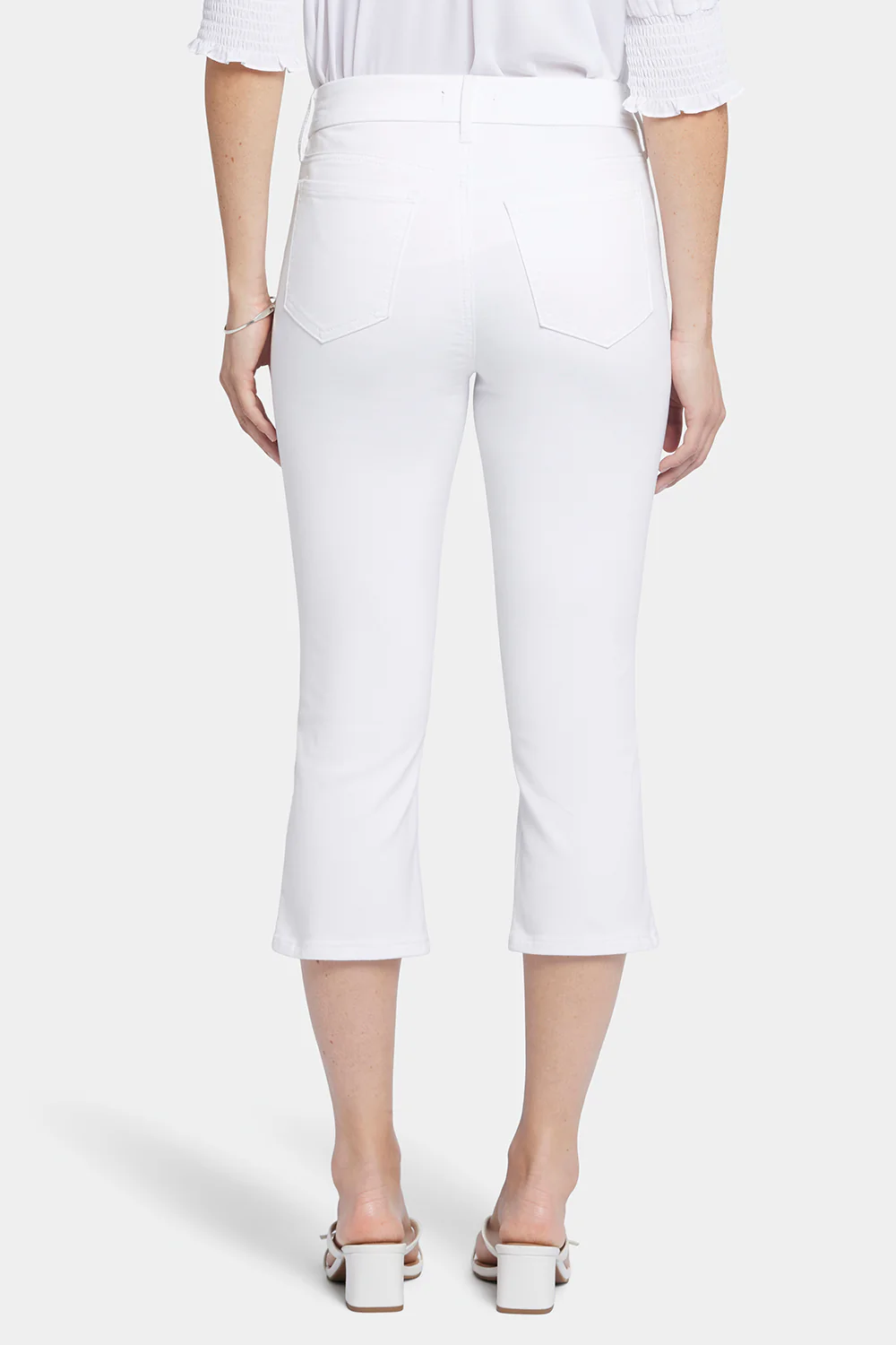 Waist-Match™ Slim Straight Crop Jeans - Optic White - Image 2