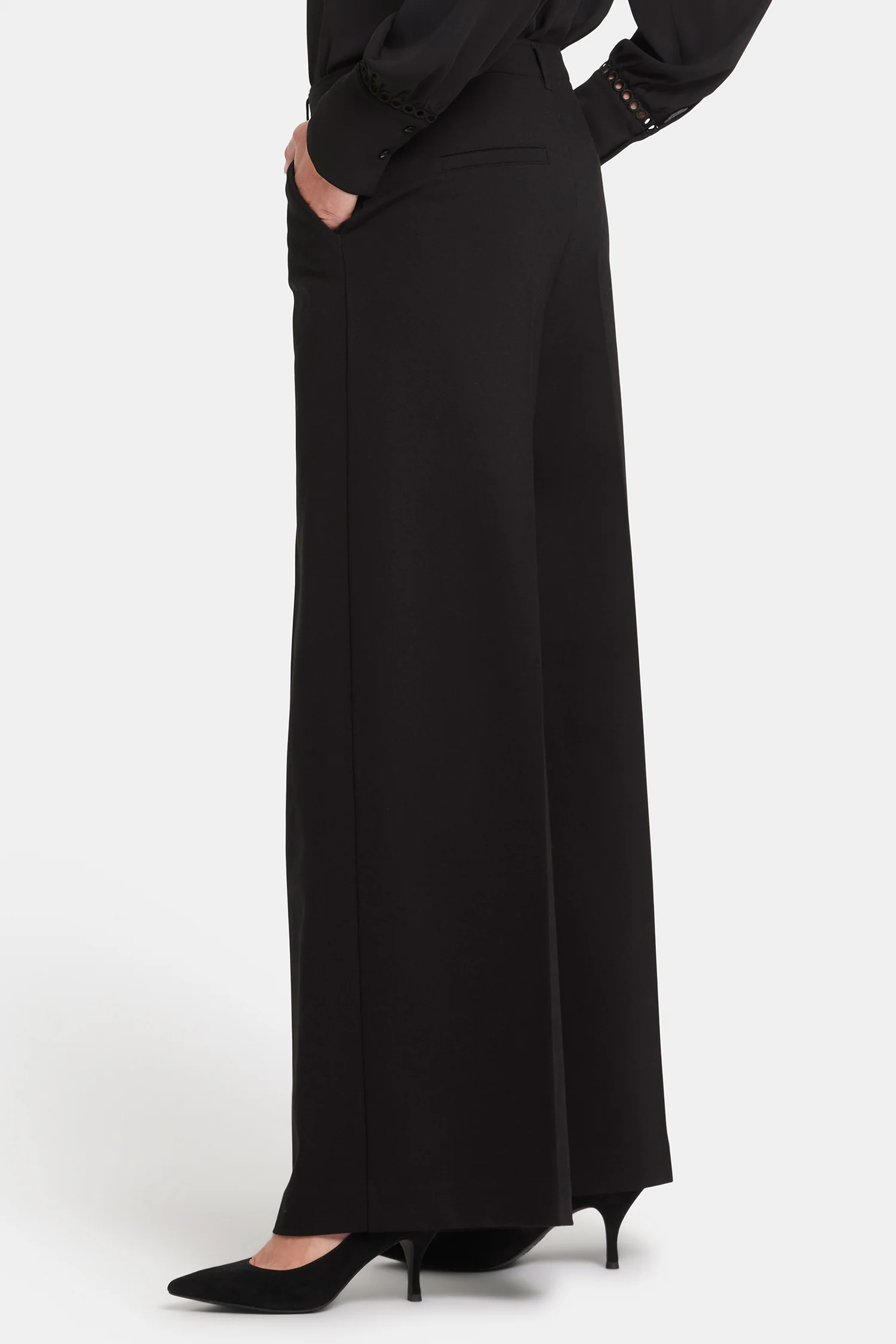 Whitney Trouser Pants In Petite - Black - Image 3