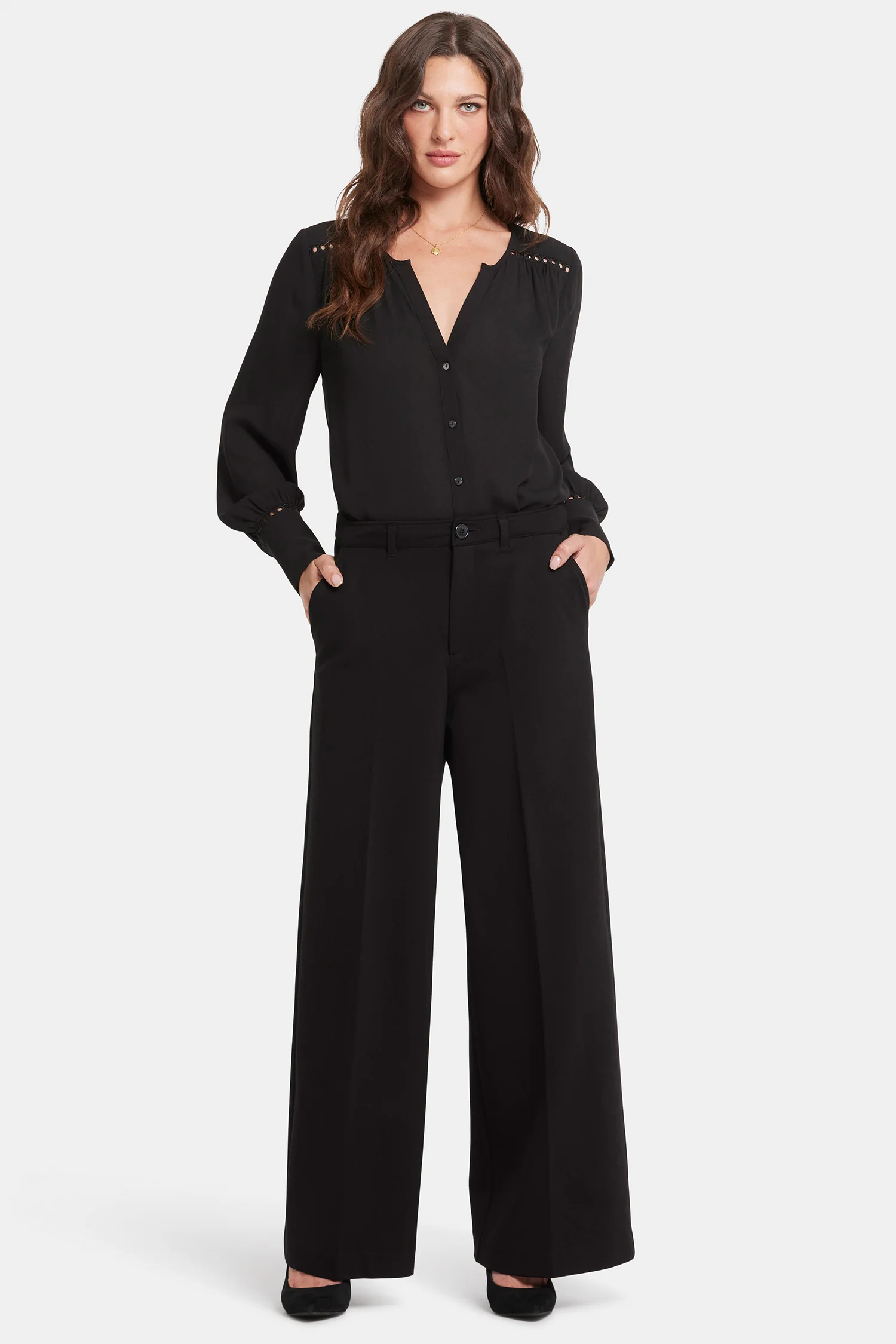 Whitney Trouser Pants In Petite - Black - Image 4