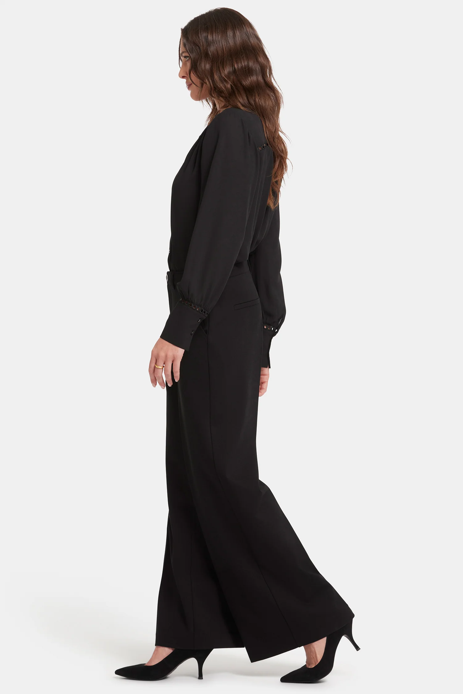 Whitney Trouser Pants In Petite - Black - Image 5