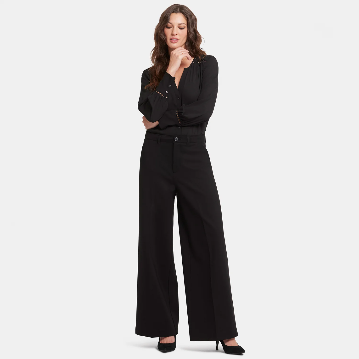 Whitney Trouser Pants In Petite - Black - Image 7