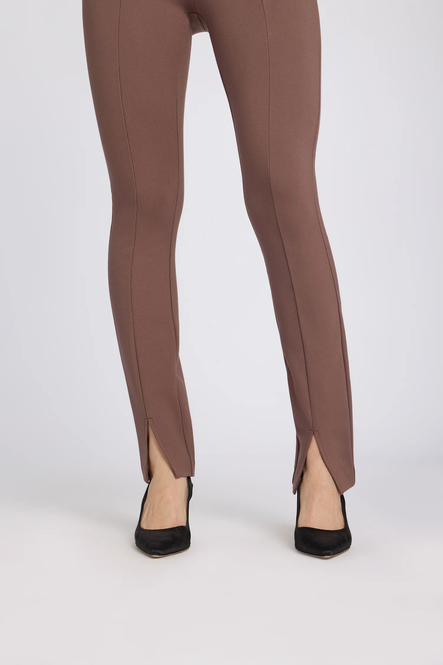 Zelda Pull-On Pants - Deep Taupe - Image 2